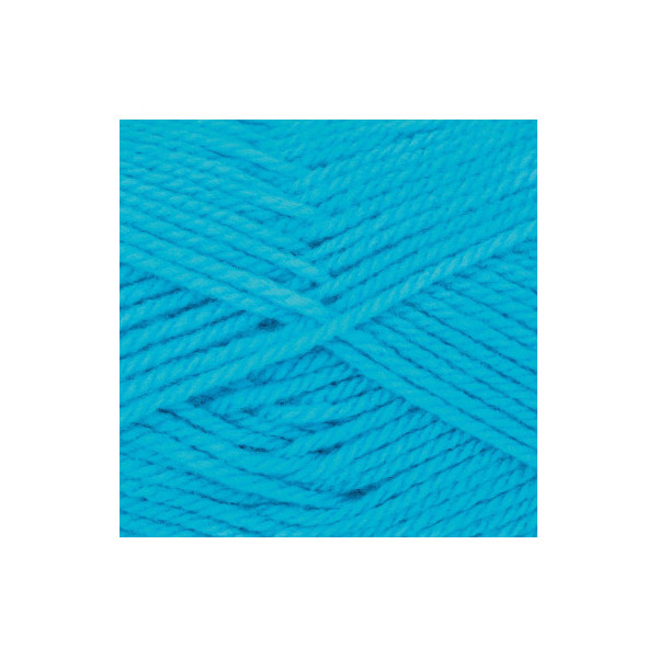 10 pelotes de laine - Bleu turquoise - 41 - 100% acrylique - 3,5/4,5 mm - Gründl - Lisa Premium