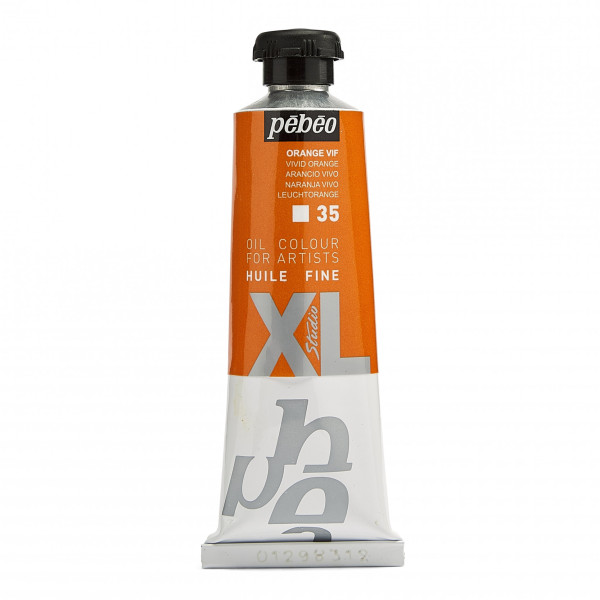 Tube de peinture à l'huile - Fine - Orange vif - 35 - 37ml - Pébéo Studio XL