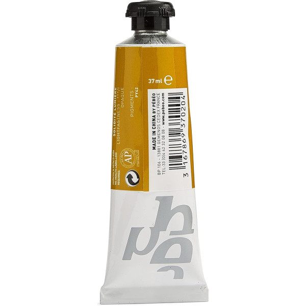 Tube de peinture à l'huile - Fine - Ocre jaune - 20 - 37ml - Pébéo Studio XL