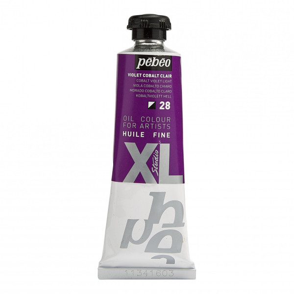 photo-Tube de peinture à l'huile - Fine - Violet cobalt clair - 28 - 37ml - Pébéo Studio XL