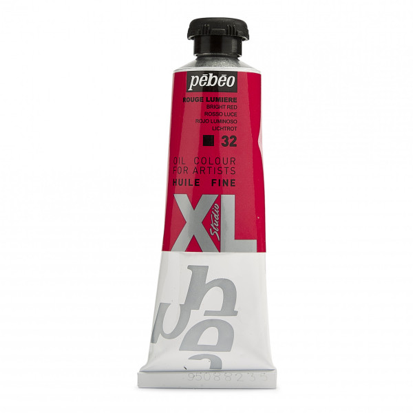 photo-Tube de peinture à l'huile - Fine - Rouge lumière - 32 - 37ml - Pébéo Studio XL