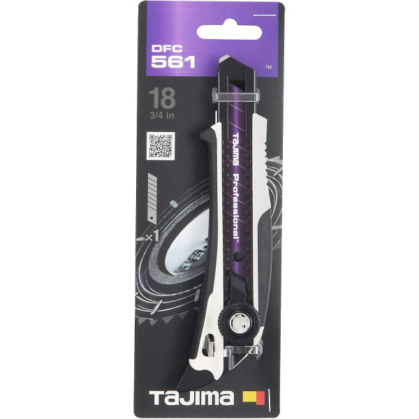 photo-Cutter - Ergonomique - Lame de 18mm - Molette avec blocage - Usage professionnel - Dorafin