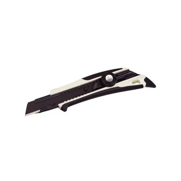 Cutter - Ergonomique - Lame de 18mm - Molette avec blocage - Usage professionnel - Dorafin
