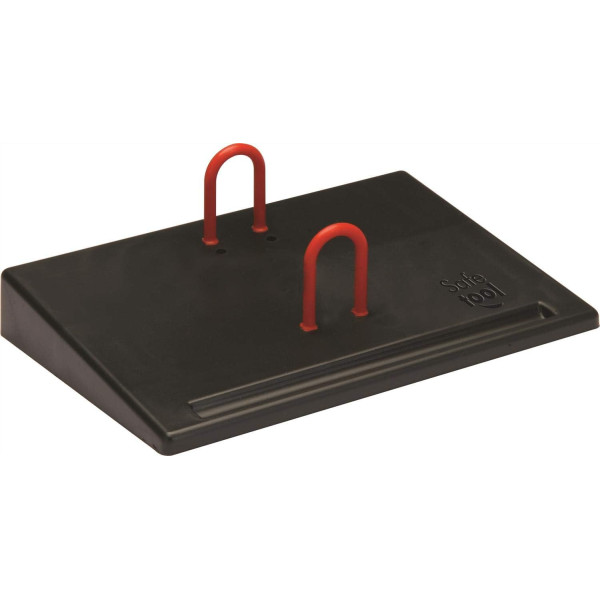 photo-Support pour bloc éphéméride - Plastique - Noir - 2 anneaux - 21x17cm - Bureau