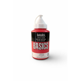 photo-Peinture acrylique - Rouge primaire - 415 - Liquitex Basics acrylic - Pot 400ml