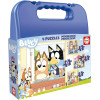 photo-Puzzles - Bluey - 4 modèles - 12 à 25 pièces - Dès 3 ans - Malette de rangement - Educa