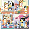 Puzzles - Bluey - 4 modèles - 12 à 25 pièces - Dès 3 ans - Mallette de rangement - Educa