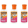 photo-Colle adhésive - Transparente - Cléopâtre - Adhésive - 3 flacons de 55g avec embout