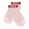 photo-Chaussettes à paillettes - Socquettes - Femme - Rose - Amour - Taille 36/42