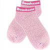 photo-Chaussettes à paillettes - Socquettes - Femme - Rose - Bombasse - Taille 36/42