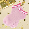 Chaussettes à paillettes - Socquettes - Femme - Rose - Bombasse - Taille 36/42