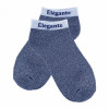 photo-Chaussettes à paillettes - Socquettes - Femme - Bleu - Elégante - Taille 36/42
