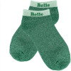 photo-Chaussettes à paillettes - Socquettes - Femme - Vert - Belle - Taille 36/42
