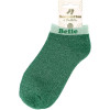 Chaussettes à paillettes - Socquettes - Femme - Vert - Belle - Taille 36/42