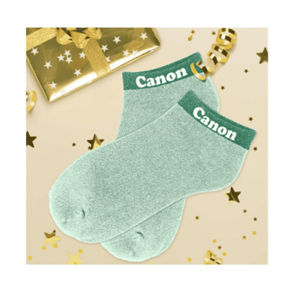 Chaussettes à paillettes - Socquettes - Femme - Vert - Canon - Taille 36/42