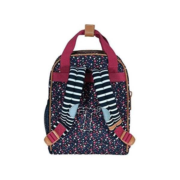 Sac à dos - Tann's - Rayures et liberty - Maternelle - 1 compartiment - Inès XS
