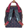 Sac à dos - Tann's - Rayures et liberty - Maternelle - 1 compartiment - Inès XS