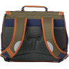 Cartable - Tann's - Bleu/Kaki - Maternelle - Primaire - 32x27x12cm - Axel