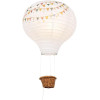 Suspension - Abat-jour - Montgolfière - Papier blanc - 30x30x45cm - Chambre - Ostaria