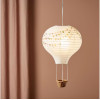 Suspension - Abat-jour - Montgolfière - Papier blanc - 30x30x45cm - Chambre - Ostaria