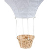 Suspension - Abat-jour - Montgolfière - Papier blanc - 30x30x45cm - Chambre - Ostaria
