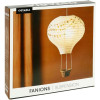 Suspension - Abat-jour - Montgolfière - Papier blanc - 30x30x45cm - Chambre - Ostaria