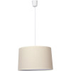 photo-Suspension - Abat-jour - Beige/Lin - Cylindrique - 35cm diamètre - Chambre - Salon