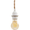 photo-Suspension - Cordon électrique - Corde naturelle - 90cm longueur - Décoration