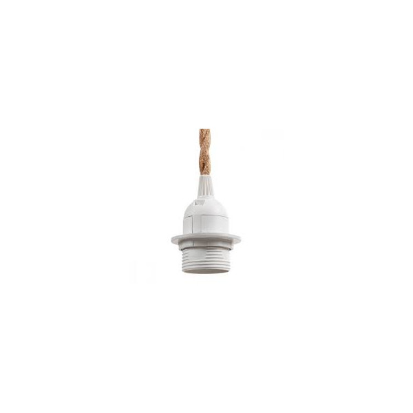 Suspension - Cordon électrique - Corde naturelle - 90cm longueur - Décoration