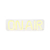 Lampe - Néon - A fixer au mur - On Air - Jaune - 28x8,5cm - Chambre - Salon - Bureau