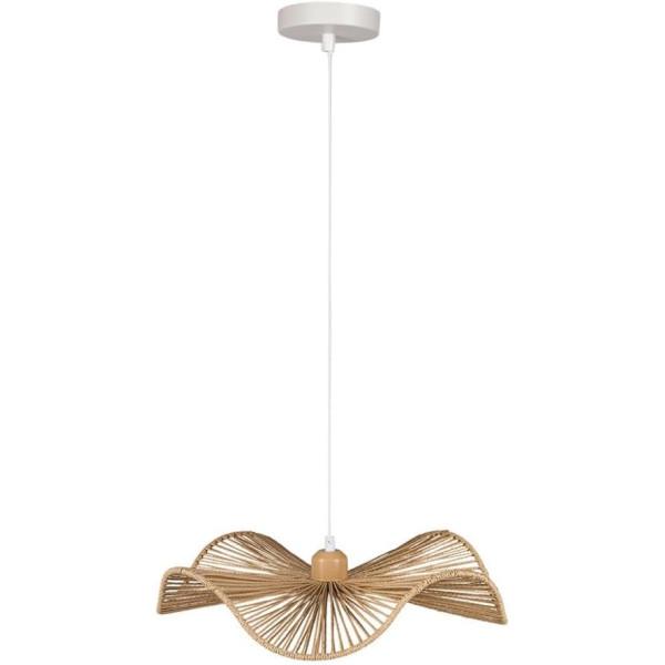 Suspension - Abat-jour - Corde naturelle - 42 cm diamètre - Chambre - Salon - Inaya