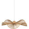 photo-Suspension - Abat-jour - Corde naturelle - 42 cm diamètre - Chambre - Salon - Inaya
