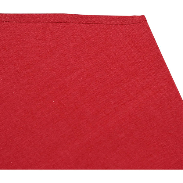 Abat-jour - Carré - Rouge - 20x20x14cm - Pour lampe - Coton renforcé - Ostaria