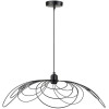 photo-Suspension - Abat-jour - Métal ajouré - Noir - 70cm diamètre - Moderne - Margaux - Ostaria