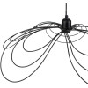 Suspension - Abat-jour - Métal ajouré - Noir - 70cm diamètre - Moderne - Margaux - Ostaria