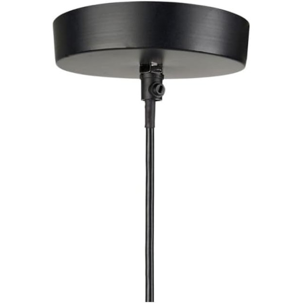 Suspension - Abat-jour - Métal ajouré - Noir - 70cm diamètre - Moderne - Margaux - Ostaria