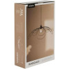 Suspension - Abat-jour - Métal ajouré - Noir - 70cm diamètre - Moderne - Margaux - Ostaria
