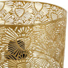 Lampe - A poser - Métal - Dorée - 22x35cm - Ostaria - Corazon - Salon - Chambre