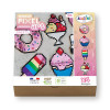 photo-Kit créatif - 4 objets à décorer - Donut, glace, cupcake - Bois - Mirror Pixel Art - Sweets - Aladine