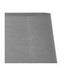 Abat-jour - Gris - Rond - Texture tissu - 27cm diamètre - Pour lampe - Salon - Chambre