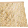 Abat-jour - Ovale - Rotin/cannage - Naturel - 31cm diamètre - Pour lampe - Salon - Chambre