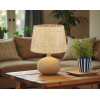 Abat-jour - Ovale - Rotin/cannage - Naturel - 31cm diamètre - Pour lampe - Salon - Chambre