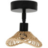 Lampe - Applique - Spot - Corde naturelle - Style bohème - 15x15x17cm - A fixer