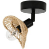Lampe - Applique - Spot - Corde naturelle - Style bohème - 15x15x17cm - A fixer