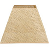 photo-Abat-jour - Carré - Cannage rotin - 41cm diamètre - Salon - Chambre - Pour lampe