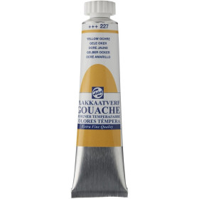 photo-Gouache - Extra-fine - Ocre jaune - 227 - Finition mate - Talens - Tube de 20ml