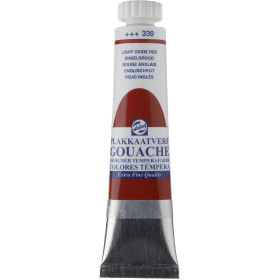 photo-Gouache - Extra-fine - Rouge anglais - 339 - Finition mate - Talens - Tube de 20ml