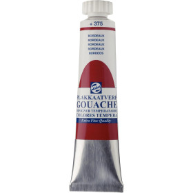 photo-Gouache - Extra-fine - Bordeaux - 375 - Finition mate - Talens - Tube de 20ml