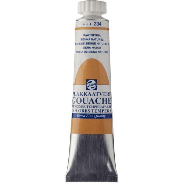 photo-Gouache - Extra-fine - Terre sienne naturelle - 234 - Finition mate - Talens - Tube de 20ml