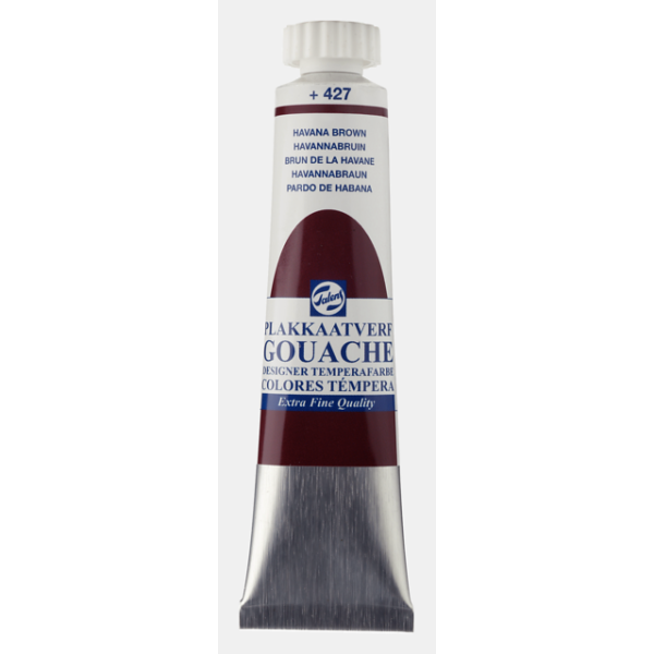 photo-Gouache - Extra-fine - Brun havane - 427 - Finition mate - Talens - Tube de 20ml